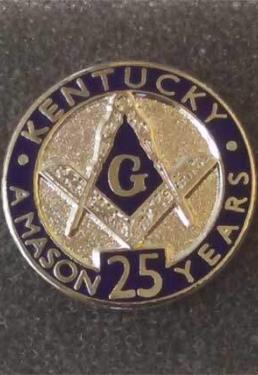 25 Year Service Pin